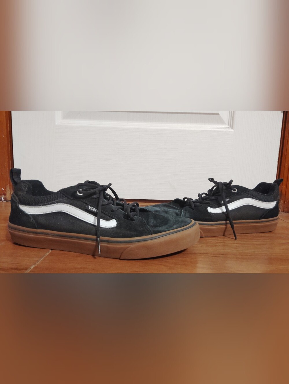 Vans Filmore Black Suede Gum Sole Skate Shoes Size 11 Mens
